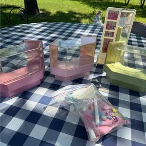 Original 1982 Barbie Dream store set up and Bric-a-Brac